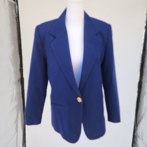 Navy Winter Vintage Wool Blazer (4P)